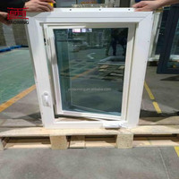 Ventana Abatible de Diseño Moderno con Triple Acristalamiento, UPVC, Vinilo, Reforzada con Acero, Personalizable