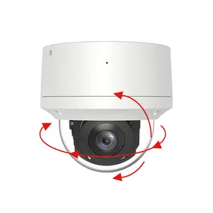 Kamera IP PoE PT Audio dua arah Mini 8MP 3X Zoom Digital OEM/ODM Hik kompatibel WDR IP66 luar ruangan IR 4K kamera keamanan jaringan