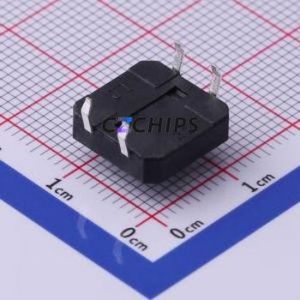 TS-1094-A4B3-D1 Tactile Switch Through hole Component (THT)-4P,12x12mm Switch Single Pole Single Throw Round Button 2.5N 12mm - Product Image 2