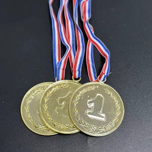Plastic Medal 7.3Cm Round Engraved Sports Games Award With Ribbon For Events And Gifts - Product Image 4