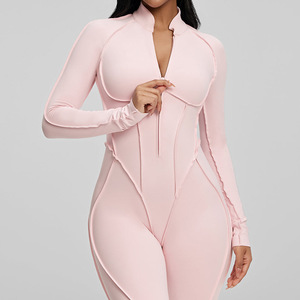 <span class=keywords><strong>Tuta</strong></span> Aderente da Donna Traspirante per Palestra, Pilates, Corsa e Yoga, Taglia Personalizzabile <span class=keywords><strong>con</strong></span> <span class=keywords><strong>Vita</strong></span> Elastica - Product Image 1