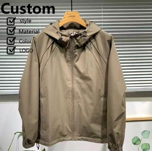 Chaqueta Deportiva de Nailon con Capucha a Prueba de Viento para Hombre, Personalizada, Adecuada para Senderismo y Correr al Aire Libre - Product Image 1