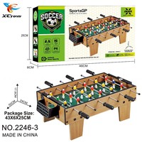 Jeu de football de table éducatif pour enfants, grand terrain en bois pour deux joueurs