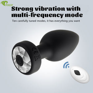 Vibrateur en silicone à télécommande TT FOREST, 10 fréquences, faible bruit, 100% étanche, rechargeable par USB pour la masturbation féminine - Product Image 1