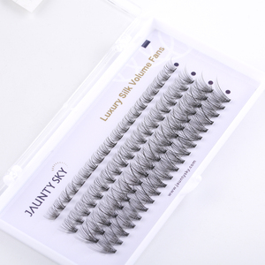 Cils en grappe Jaunty Sky Hot Melt Root 10D 20D 30D 40D pour un look audacieux et magnifique, kits d'extensions de cils DIY - Product Image 5