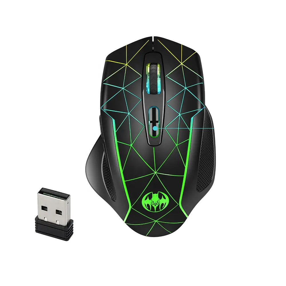Mouse Lampu Pernapasan RGB Isi Ulang USB Kualitas Tinggi 2400 DPI Mouse Ergonomik Optik Dapat Disesuaikan Tanpa Kabel M30 Gaming
