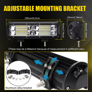 Accesorios para Automóviles, Luz Antiniebla LED de 144 W y 15000 LM, Chip 3030, Carcasa de Aluminio Fundido a Presión para Motocicleta, Camión, Tractor, Jeep, etc. - Product Image 5