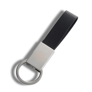 Llavero de Metal Personalizado de Lujo para Hombre, con Piezas de Cuero para Llaves de Coche de Marca - Product Image 1