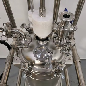 Biorreactor de Laboratorio Automático de 30L, de Acero Inoxidable Encamisado, para Síntesis Orgánica, Recipiente a Presión con Bomba y Componentes de Motor - Product Image 5