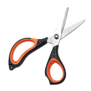 Fishing Shears Stainless Steel Rubber Plastic Handle Cutting Tool For Fishing Multi Purpose Use - Product Image 2