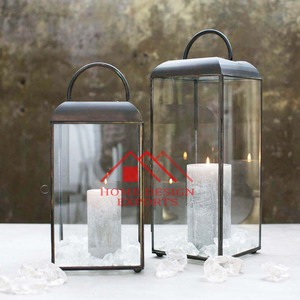 Diseño de tendencia Linterna de vela de color negro para decoración de boda Venta caliente T-Light Lámpara de linterna de vela para la venta Precio exclusivo - Product Image 3