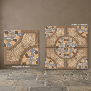 Meilleur prix Porcelaine émaillée antidérapante Carreaux de sol robustes pour l'extérieur 40x40cm 30x30cm 16x16 Céramique Sel et Poivre Design - Product Image 1