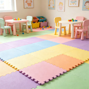 Faltbare Ineinandergreifende EVA-Schaumstoff-Trainingsmatte Rutschfeste <span class=keywords><strong>Puzzle</strong></span>-Bodenmatte Geräuschreduzierende Tragbare Heim-Fitnessmatte - Product Image 4