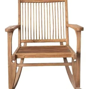Sillón <span class=keywords><strong>mecedora</strong></span> de olmo antiguo, nuevo estilo chino para sala de estar y balcón, silla de madera maciza, silla de ocio, sillón de descanso, silla individual con respaldo - Product Image 4