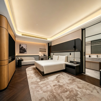 Ensemble de mobilier FF&E modulaire de luxe moderne pour hôtels, adapté aux chambres d'hôtes, salles de réunion, zones de petit-déjeuner et espaces publics