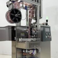 Machine d'emballage automatique verticale pour sachets de liquides, chocolat, sauce caramel, pâte d'arachide, beurre de cacahuète