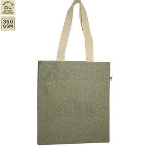 Sac fourre-tout en coton mélange cendré 38 x 42,5 cm, réutilisable, écologique, pour courses, voyages, bureau, usage quotidien, sac à bandoulière - Product Image 3
