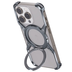 เคสอลูมิเนียมอัลลอยด์ฟิล์มเลนส์กล้องสำหรับ iPhone 13 14 15 16 PRO MAX แหวนป้องกันกรอบโลหะฝาครอบแม่เหล็ก - Product Image 4