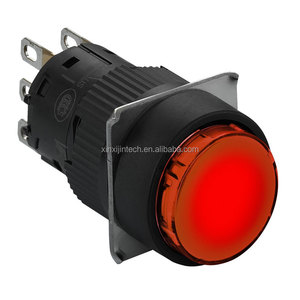 Schnei der XB6EA Negro Verde Rojo Amarillo Azul Plástico Botones circulares integrados XB6EAA21/31/32/41/51/61F Dimater 16mm 1C/O 2C/O - Product Image 3