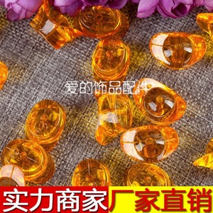 Acrylic Butterfly <b>Beads</b> 25x17mm Golden For Jewelry Making DIY Handmade Crafting Material Wholesale Yiwu Spring 2024 - Product Image 2