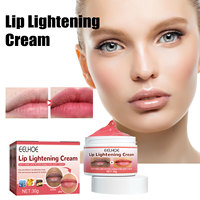EELOHOE Crème Rouge à Lèvres Exfoliante Teint Rosé Atténue les Rides des Lèvres Anti-Dessèchement Hydratante Imperméable Éclaircissante pour les Lèvres
