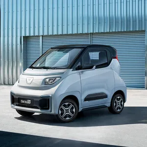 Pura elétrica nova energia do veículo carro 305km gama wuling hongguang mini ev carro nano Max speed100 km/h elétrico automático mini carro