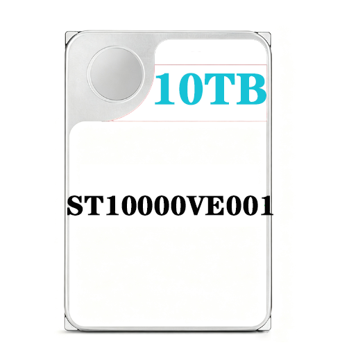 ST10000VE001 10TB 3.5" SATA III Internal Surveillance Hard Drive 7200RPM 256MB CMR HDD for CCTV NVR Security System Data Storage