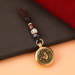 Buona fortuna Fengshui metallo Spinner portachiavi 2023 coniglio anno portachiavi cinese 12 <span class=keywords><strong>segno</strong></span> zodiaco cane drago cavallo auto portachiavi regali - Product Image 6