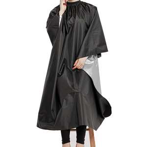 Cape de coiffeur résistante à la décolorées, logo personnalisé, pour coupe de cheveux, avec revêtement en argent - Product Image 2