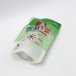 Custom Logo 200ml Glossy PE <b>Plastic</b> <b>Packaging</b> Security Tough Tasteless Bag Stand up Spout Pouch for Animal Agriculture Liquid - Product Image 3