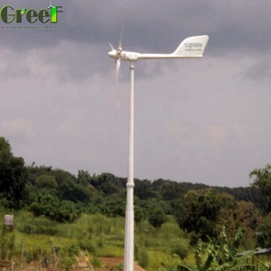 Gran Oferta: Aerogenerador Residencial GreeF de 10kW para Uso Agrícola, Diámetro del Rotor de 5.6m, Torre Plegable de 8m, 240V-360V - Product Image 1