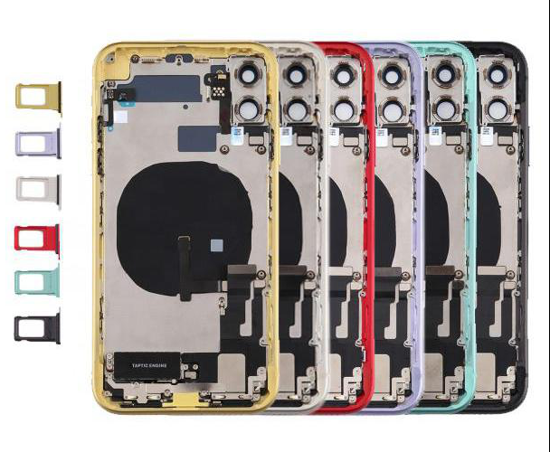 Hot Selling Assembly Back Glass Housing Cover with Small Parts for Iphone11