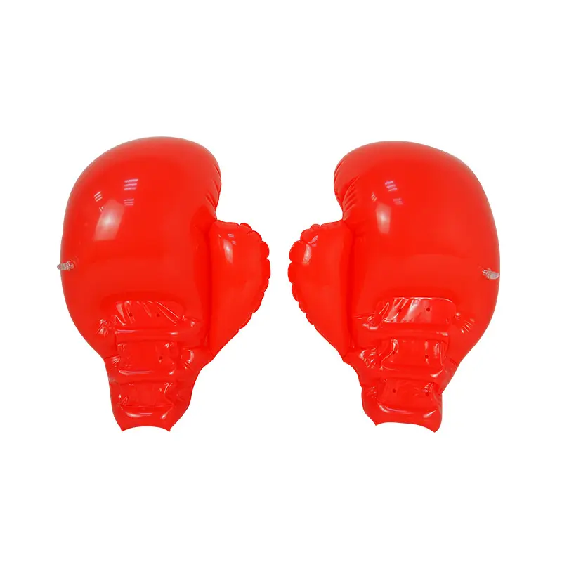 Fabrika doğrudan satış çocuk boks oyuncak dev kırmızı Pvc şişme boks eldiveni