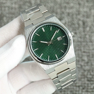 Montre homme TISSO de luxe, haute qualité, quartz, bracelet acier, automatique, mécanique, design minimaliste, style business, PRX, 40 mm, étanche. - Product Image 5