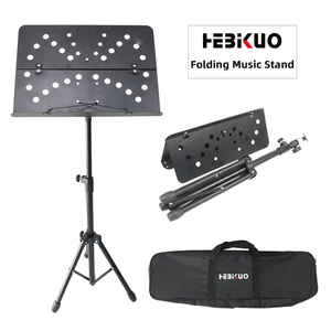 HEBIKUO PA-520 OEM personnalisé bonne qualité pliant réglable en métal support de <span class=keywords><strong>musique</strong></span> - Product Image 1