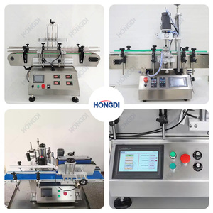 HONGDI <b>Fully</b> <b>Automatic</b> Liquid Filling Production Line for Fruit Juice Yogurt <b>Coffee</b> 35 Bottles/Min Capacity 220V - Product Image 5
