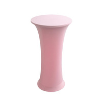 Housses de table extensibles élastiques pour réunions d'affaires, cocktails, événements, décorations de mariage, housses de table publicitaires