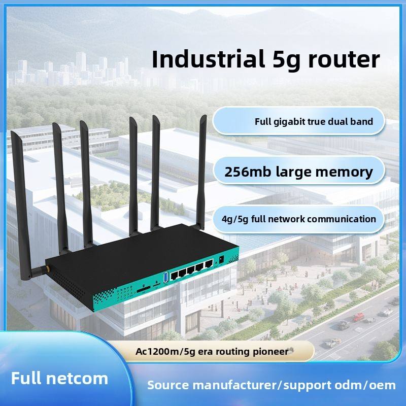 5G CPE WiFi6 Router Dual Band 2.4Ghz 5.8Ghz 1200Mbps High Speed 5GE WAN ...