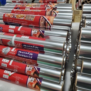 Falcon Aluminium <strong>Foil</strong> Roll High Quality Silver Aluminum <strong>Kitchen</strong> <strong>Foil</strong> With Dispenser for Food Packaging - Product Image 2