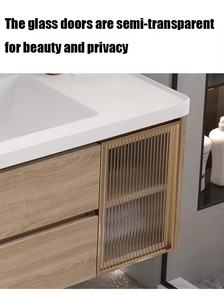 Meuble-lavabo de salle de bain et armoire à linge combinés, espace multifonctionnel personnalisé, meuble-lavabo de salle de bain extra large personnalisé professionnel, usine - Product Image 4