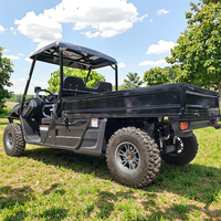 UTV Électrique de Haute Qualité 48V 4x4 10.5kW, Quad Buggy Électrique 4x4 Ride-on pour Ferme Certifié CEE