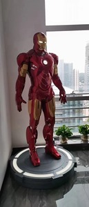 In stock Marvel figura a grandezza naturale resina In fibra di vetro <span class=keywords><strong>Iron</strong></span> <span class=keywords><strong>Man</strong></span> scultura uomo ferro MK47 <span class=keywords><strong>1</strong></span> a <span class=keywords><strong>1</strong></span> statua per la vendita - Product Image 4