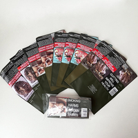 Sachet d'Emballage de Feuilles à Fumer pour Cigares de 25g 50g 100g en Gros, Pochette en Plastique Vide à Fermeture Éclair pour Tabac à Rouler