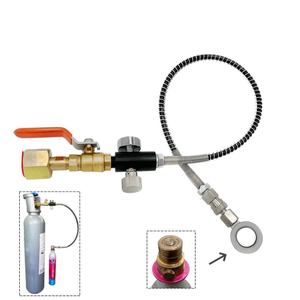 Adaptador de Recarga de CO2 de Acero Inoxidable, Carga Rápida para Sodastream, Cilindro de Gran Capacidad para Dióxido de Carbono, Botella con Presión de 2000 PSI - Product Image 1
