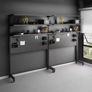 Étagères de rangement en acier, présentoir, support léger, bricolage, pour entrepôt, <span class=keywords><strong>supermarché</strong></span> - Product Image 5