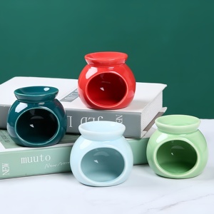 Nouveaux produits créatifs en couleur en céramique brûleur <span class=keywords><strong>à</strong></span> huile chauffe-plat diffuseur chauffe-bougie encens arôme poêle pour bureau <span class=keywords><strong>à</strong></span> domicile - Product Image 2