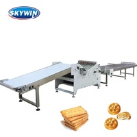 Machine de tri de biscuits Skywin 2026 pour ligne de production, empileuse de biscuits à roue étoilée après cuisson