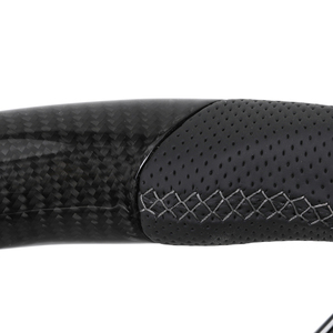 Volant sport RS en cuir semi-perforé et carbone, compatible avec les modèles <span class=keywords><strong>Audi</strong></span> A5, S5, A4 B8, B8.5, B9, RS5, RS6, A6 C7, S7, A7, S8, A3, A8, TT - Product Image 5
