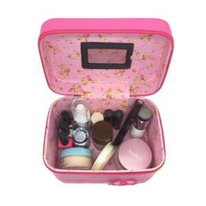 Beauty Box con espejo Solución de almacenamiento de cosméticos espaciosa para uso <span class=keywords><strong>OntheGo</strong></span> - Product Image 5