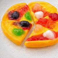 Bonbons gélifiés fantaisie en forme de burger, pizza et hot-dog 3D, emballés individuellement, personnalisables, vente en gros